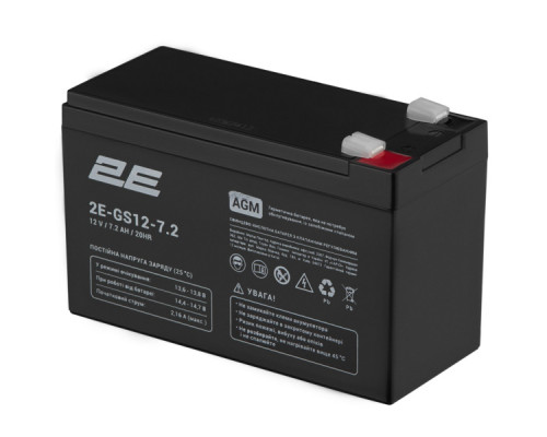 Батарея до ДБЖ 2E 2E-GS12-7.2 12V 7.2Ah (2E-GS12-7.2)
