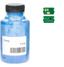 Тонер Kyocera TK-5240, 90г Cyan +chip AHK (3203561)