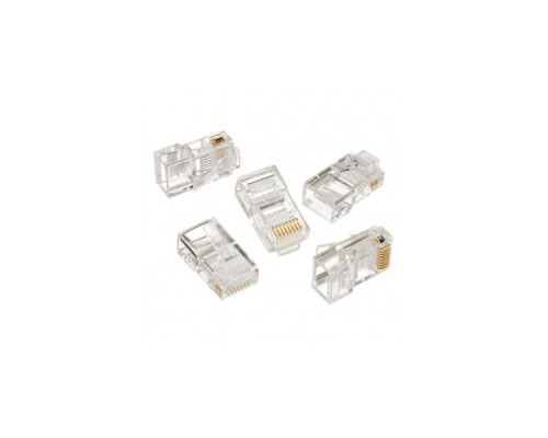 Конектор RJ45 cat.5e UTP 8P8C * 50 (позолоч. конт.) Cablexpert (LC-8P8C-001/50)