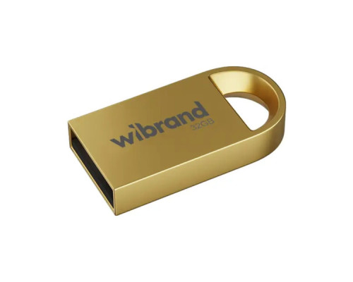 USB флеш накопичувач Wibrand 32GB lynx Gold USB 2.0 (WI2.0/LY32M2G)