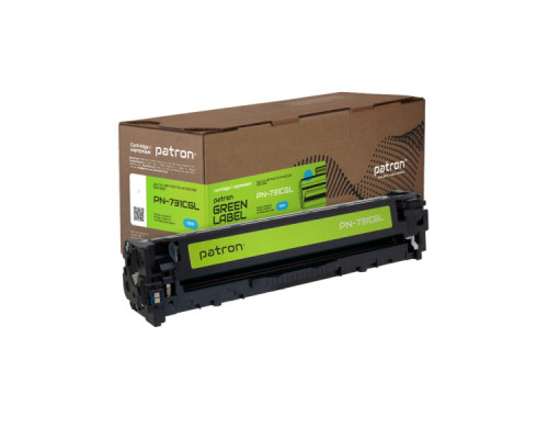 Картридж Patron Canon 731 Green Label, cyan (PN-731CGL)