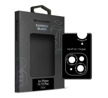 Скло захисне Armorstandart Supreme Black Icon iPhone 15/15 Plus Black (ARM76585)