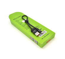 Дата кабель USB 2.0 AM to Lightning 0.25m 5A Black iKAKU (KSC-351-L)