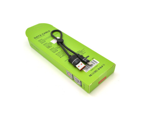 Дата кабель USB 2.0 AM to Lightning 0.25m 5A Black iKAKU (KSC-351-L)