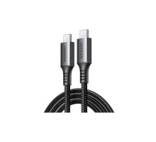 Дата кабель USB-C to USB-C 1.0m 60W US567 black UGREEN (15373)