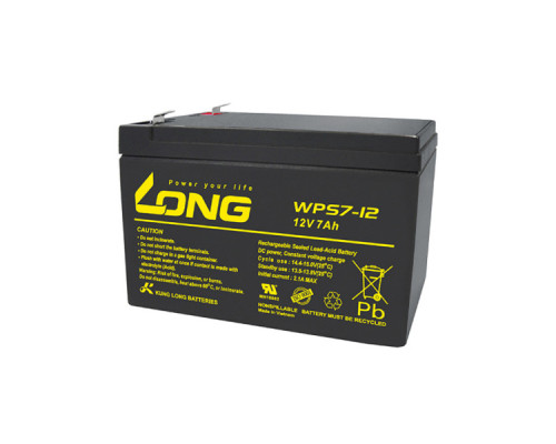 Батарея до ДБЖ Long 12В 7Ач (WPS7-12) (WPS7-12) Батарея до ДБЖ Long 12В 7Ач (WPS7-12) (WPS7-12)