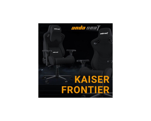 Крісло ігрове Anda Seat Kaiser Frontier Fabric Size XL Black (AD12YXL-17-B-F-B02)