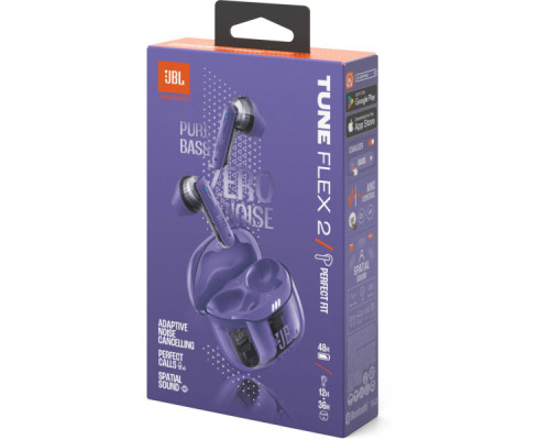 Навушники JBL Tune Flex 2 Ghost Purple (JBLTFLEX2GMAE) Навушники JBL Tune Flex 2 Ghost Purple (JBLTFLEX2GMAE)