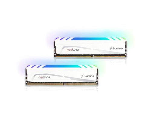 Модуль пам'яті для комп'ютера DDR5 32GB (2x16GB) 6800 MHz Redline RGB White Mushkin (MLB5C680CKKP16GX2)