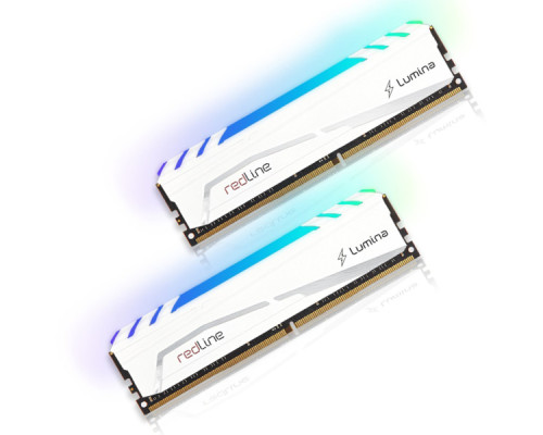 Модуль пам'яті для комп'ютера DDR5 32GB (2x16GB) 6800 MHz Redline RGB White Mushkin (MLB5C680CKKP16GX2)