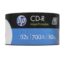 Диск CD HP CD-R 700MB 52X IJ PRINT 50шт Spindle (69312/CRE00017WIP-3)