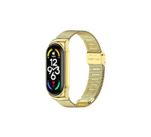 Ремінець до фітнес браслета BeCover Metal для Xiaomi Mi Smart Band 7 Gold (707495)