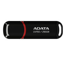 USB флеш накопичувач ADATA 256GB UV150 Black USB 3.2 (AUV150-256G-RBK)