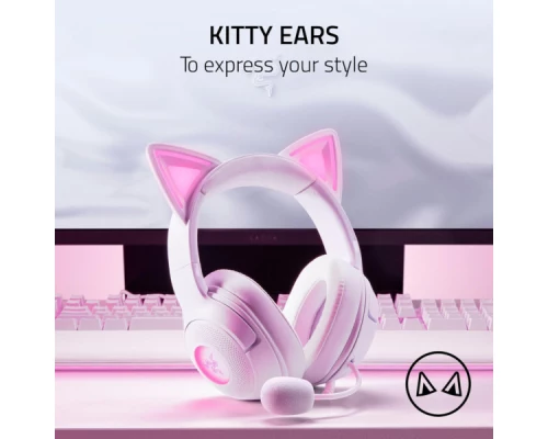 Навушники Razer Kraken Kitty V2 White (RZ04-04730600-R3M1) Навушники Razer Kraken Kitty V2 White (RZ04-04730600-R3M1)
