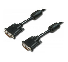 Кабель мультимедійний DVI to DVI 24+1pin, 2.0m Digitus (AK-320101-020-S)