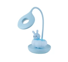 Настільна лампа Kite Cloudy Bunny LED з акумулятором, блакитна (K24-493-1-3)