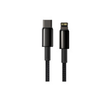 Дата кабель USB-C to Lightning 2.0m Tungsten Gold Fast Charging, PD 20W black Baseus (CATLWJ-A01)