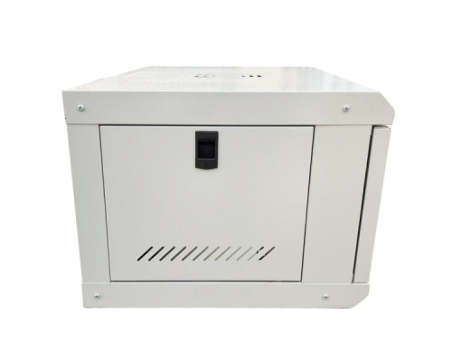 Шафа настінна GEAR 6U 19" 600x450x350 мм, + полка 19", grey (GWMSN-6U-600-450G)