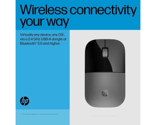 Мишка HP Z3700 Dual Wireless/Bluetooth Silver (758A9AA) Мишка HP Z3700 Dual Wireless/Bluetooth Silver (758A9AA)