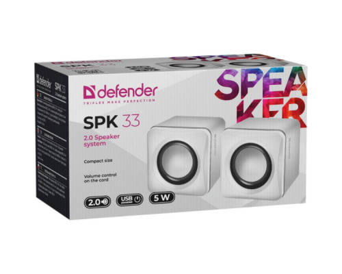 Акустична система Defender SPK 33 White (65631)