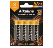 Батарейка AA LR6 Alkaline 8pcs Blister Vinga (VJABAA8)