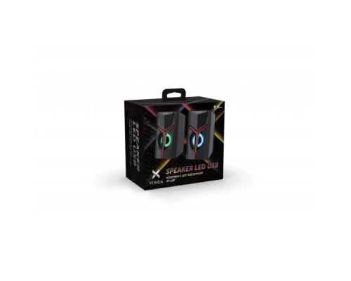 Акустична система Vinga SP-100 LED USB Black Акустична система Vinga SP-100 LED USB Black