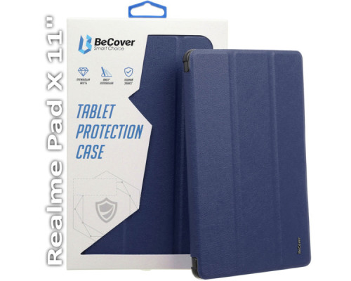 Чохол до планшета BeCover Smart Case Realme Pad X 11" Deep Blue (709605) Чохол до планшета BeCover Smart Case Realme Pad X 11" Deep Blue (709605)