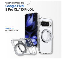 Чохол до мобільного телефона BeCover Aura Fold Google Pixel 9 Pro XL / 10 Pro XL Transparent (715672)