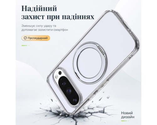 Чохол до мобільного телефона BeCover Aura Fold Google Pixel 9 Pro XL / 10 Pro XL Transparent (715672)