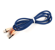 Дата кабель USB 2.0 AM to USB-C 1.0m blue Dengos (NTK-TC-SET-DBLUE)