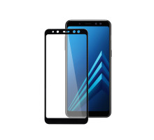 Скло захисне PowerPlant Full screen Samsung Galaxy A8 (2018), Black (GL605422)