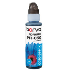 Чорнило Barva Canon PFI-050 100мл, Pigm., флакон OneKey, Cyan (C050-964-1K)