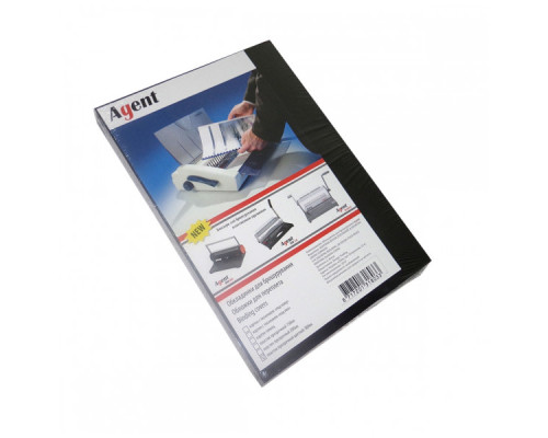 Обкладинка для палітурки Agent пласт. А4 180мк коричнева, уп/100 (1510489)